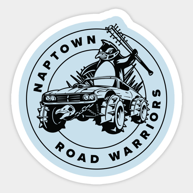 Naptown Road Warriors Sticker by Hey Riddle Riddle